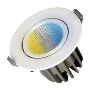 Wortmann WTrysta 9W Neo Swivel COB 3-in-1 Spotlight | Versatile Recessed Ceiling Lighting