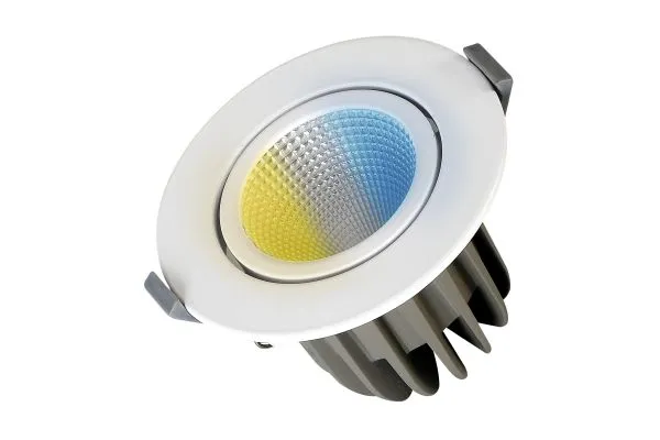 Wortmann WTrysta 9W Neo Swivel COB 3-in-1 Spotlight | Versatile Recessed Ceiling Lighting