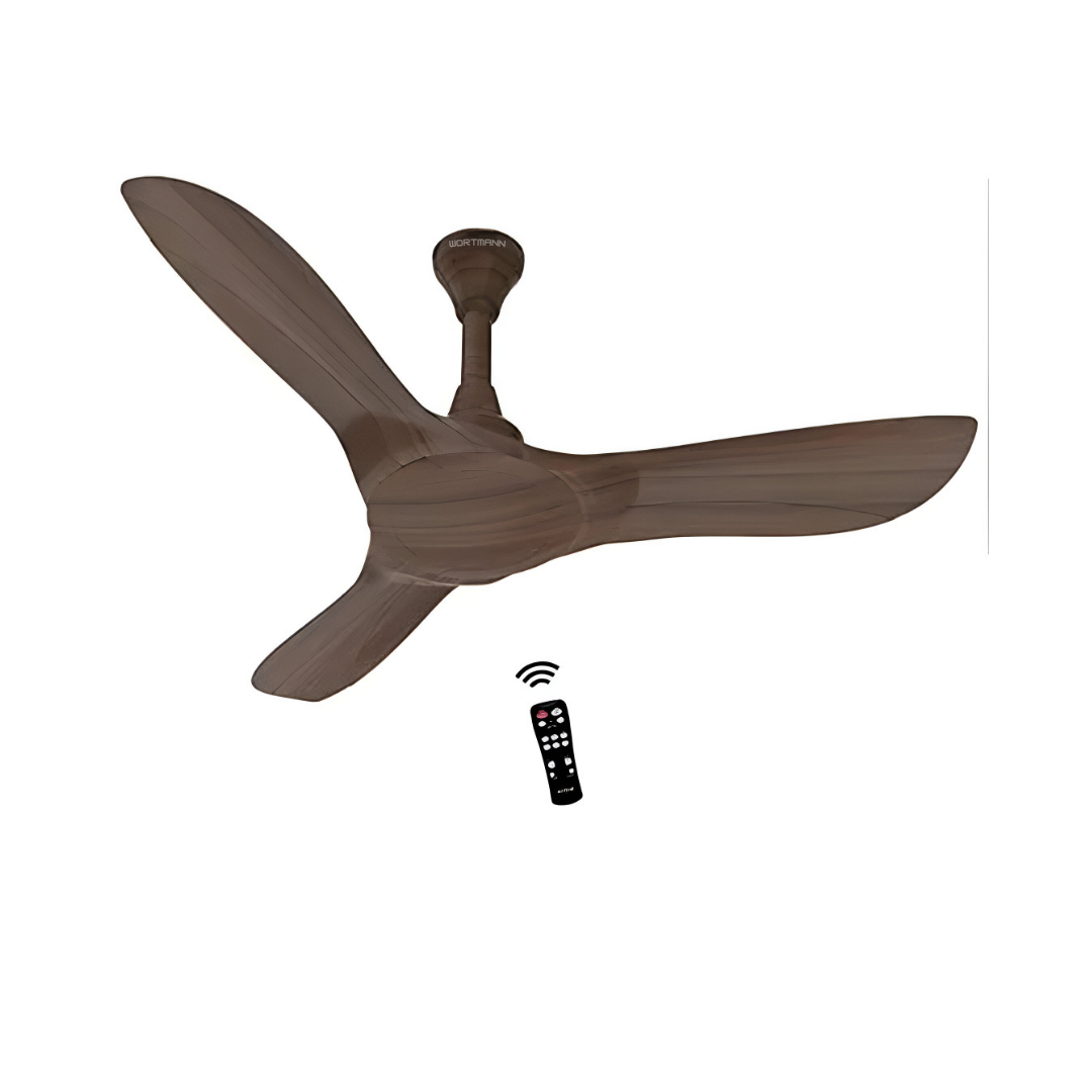 Wortmann SILENCIO Cruiser Prime BLDC 1200mm Sweep Fan with 3 ABS Blades in Walnut Wood
