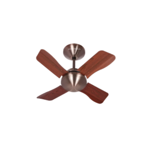 Wortmann Superia WTSP06 Designer Ceiling Fan with 600mm Sweep, 4 Aluminium Blades in Brown