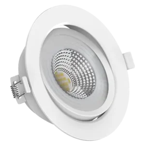 Wortmann WTpearl 12W Swivel Spot LED Light – Round | Cool White