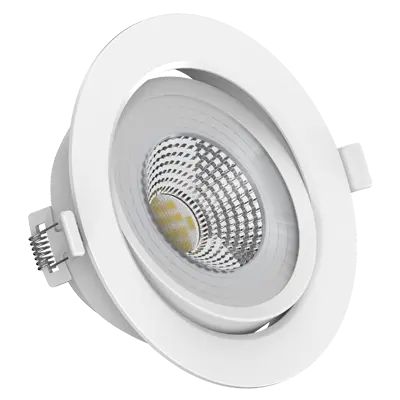 Wortmann WTpearl 12W Swivel Spot LED Light – Round | Cool White