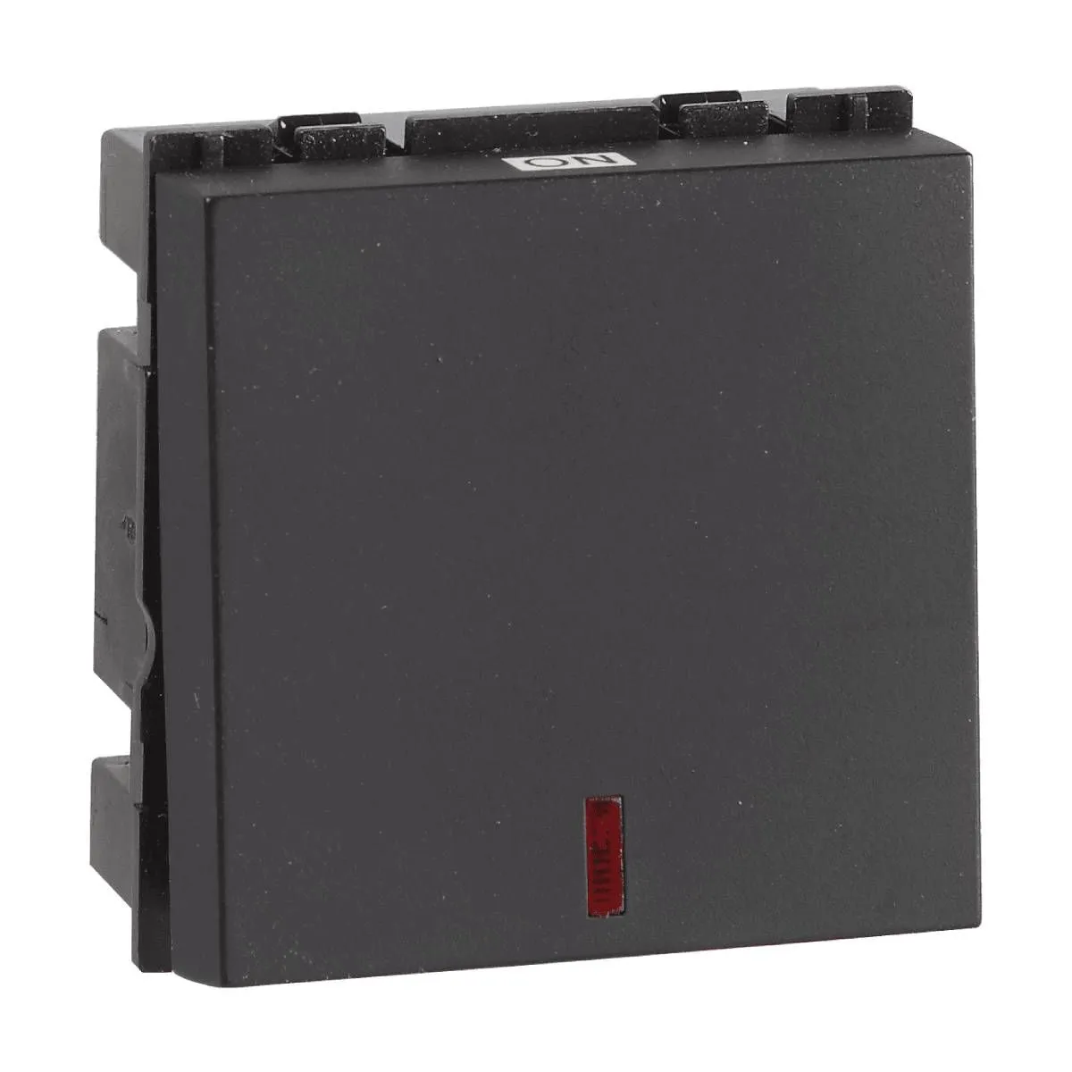 Wortmann 10A 240V Mega Switch With Indicator – Matte Black