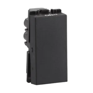 Wortmann 10A 240V Mega Switch – 1 Way (Matte Black)