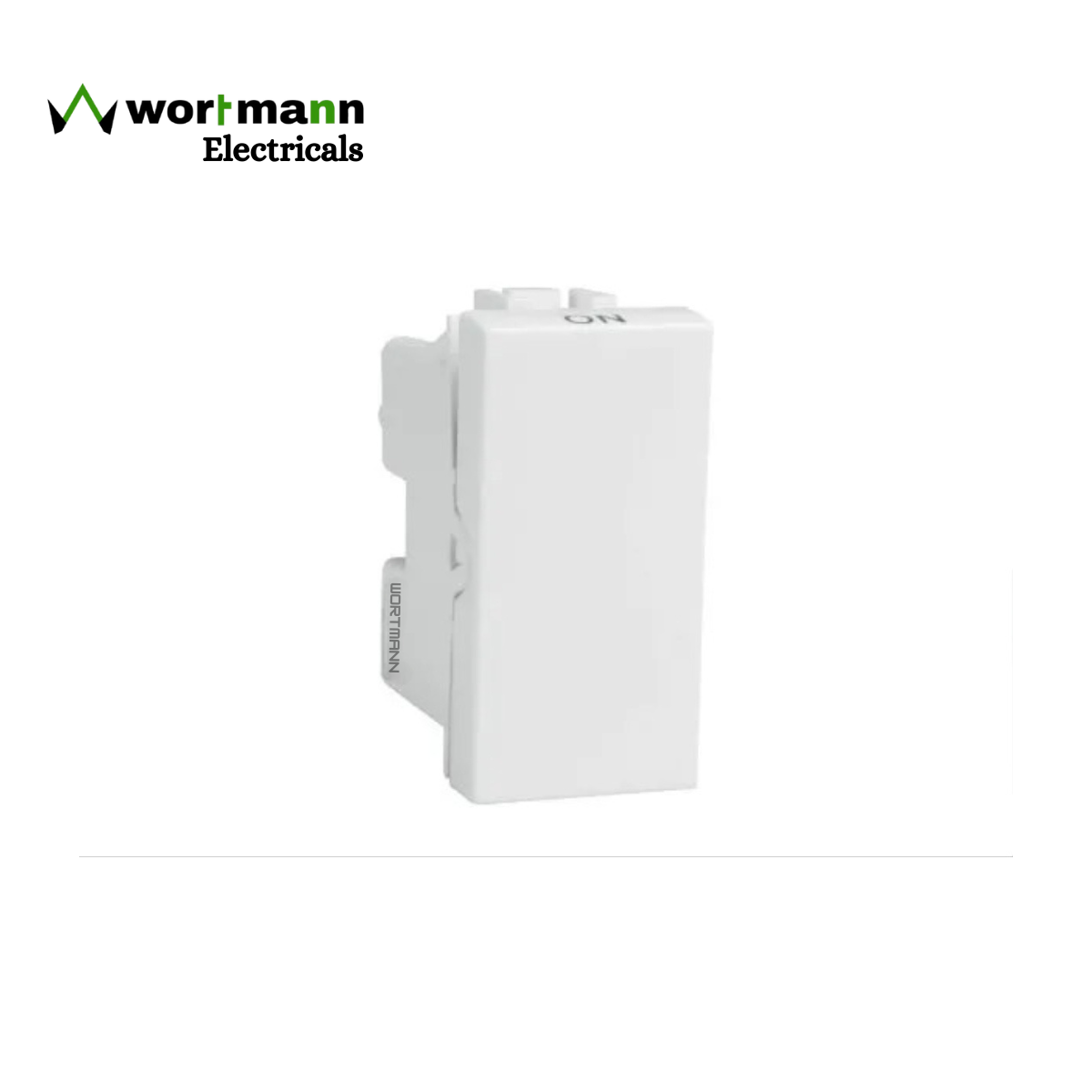 Wortmann 25AA 240V 1-Way Switch – Pure White