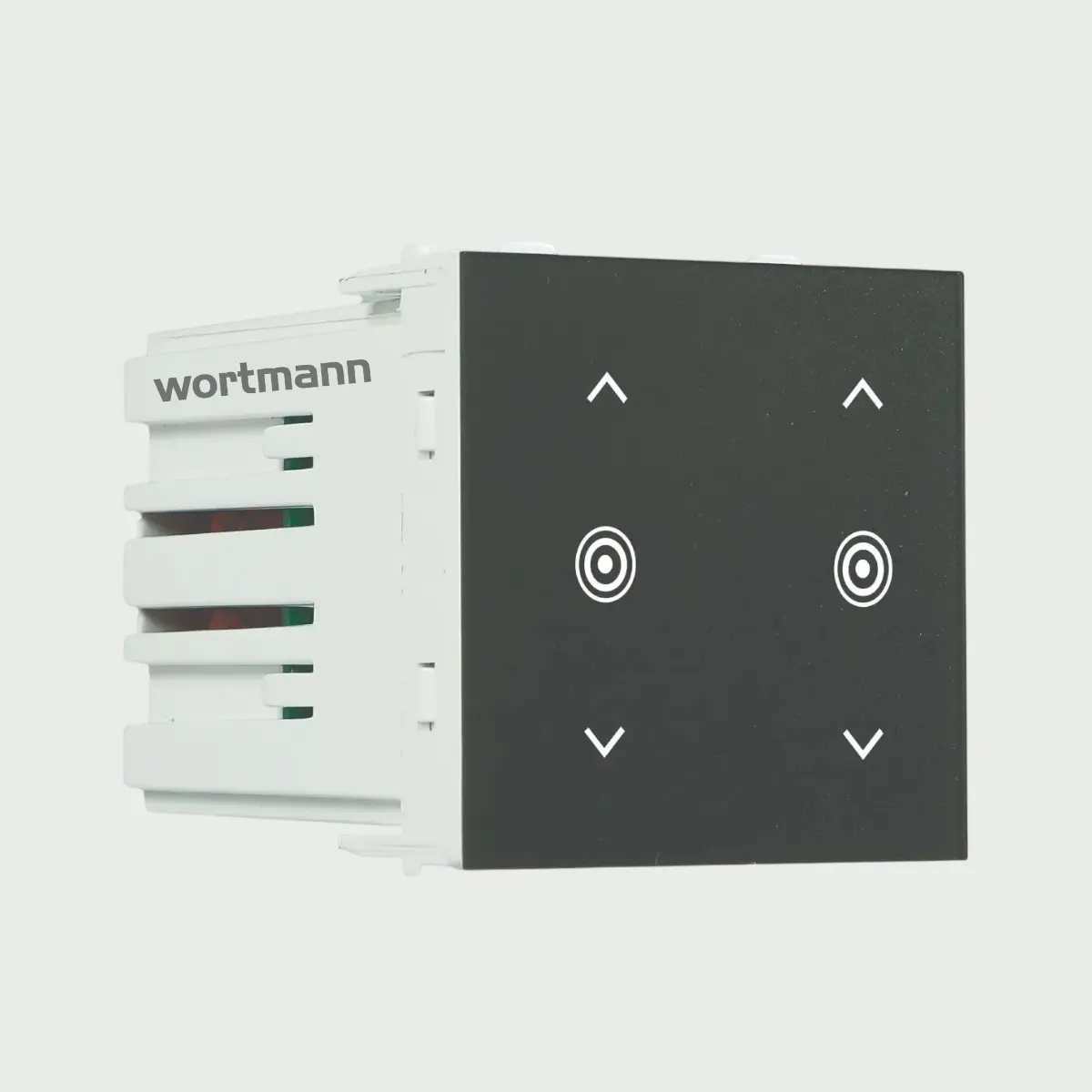 Wortmann 2M 2 Channel Dimmer – Smart Wi-Fi (2.4 GHz), 8-Step Phase Cut, Retrofit, Grey, 100W per Channel