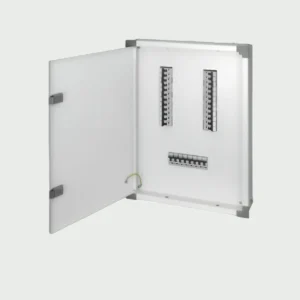 Wortmann Double Door 12W 8+36 TPN Phase Distribution Board in Gray White