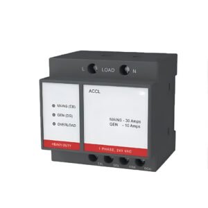 Wortmann Single Phase 30A MAINS–GEN Changeover (EB–DG) | Automatic Contactor-Based Changeover Switch