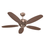 Wortmann Superia WTSP04 BLDC Fan Designer BLDC Ceiling Fan with Majestic Design 1200mm Sweep and 3 Aluminium Blades in Antique Copper Rosewood