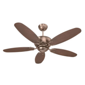 Wortmann Superia WTSP04 BLDC Fan Designer BLDC Ceiling Fan with Majestic Design 1200mm Sweep and 3 Aluminium Blades in Antique Copper Rosewood